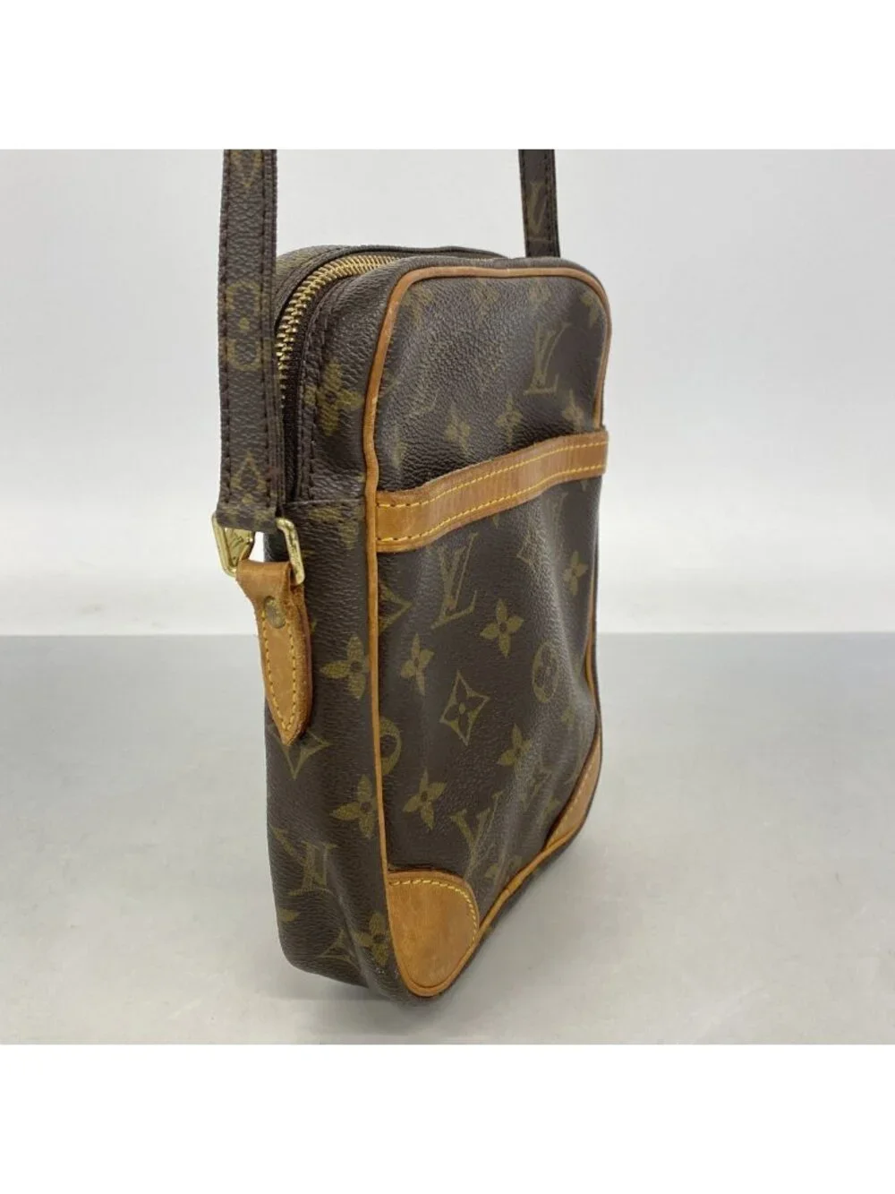 Louis Vuitton Shoulder Bag Monogram Danube Brown